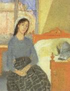 Gwen John the artist in her room in paris oil painting picture wholesale